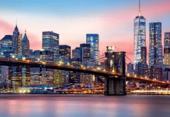 Educa - Legpuzzel - Neon, Brug van Brooklyn - 1000 stukjes