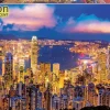 Educa - Legpuzzel - Neon, Hong Kong Skyline - 1000 stukjes