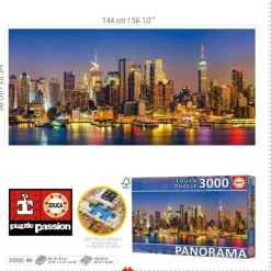 Educa - Legpuzzel - New York Skyline Panorama - 3000 stukjes
