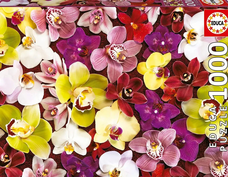 Educa - Legpuzzel - Orchideeën Collage - 1000 stukjes