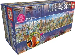 Educa - Legpuzzel - Reis Rond de Wereld - 42000 stukjes