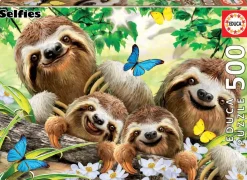 Educa - Legpuzzel - Selfie van de Slothfamilie - 500 stukjes