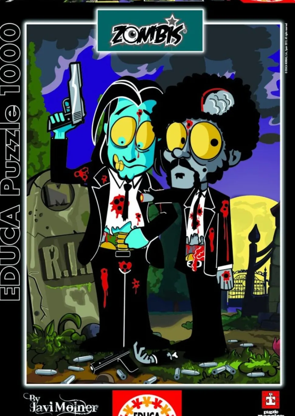 Educa - Legpuzzel - Silver - 1000 stukjes