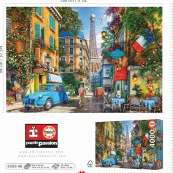 Educa - Legpuzzel - Straten in Parijs - 4000 stukjes