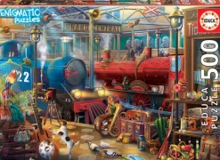 Educa - Legpuzzel - Trein Station - 500 stukjes