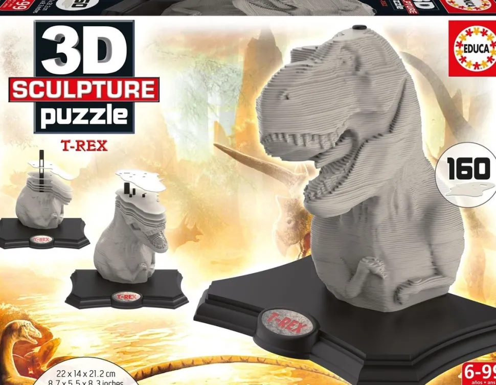 Educa - Legpuzzel - T-Rex - 160 stukjes