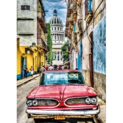 Educa - Legpuzzel - Vintage Car in Old Havanna - 1000 stukjes