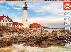 Educa - Legpuzzel - Vuurtoren op de Rotsen - 1500 stukjes