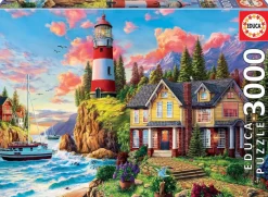 Educa - Legpuzzel - Vuurtoren bij de Zee - 3000 stukjes