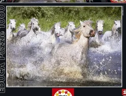 Educa - Legpuzzel - Witte Camarga Paarden - 1000 stukjes