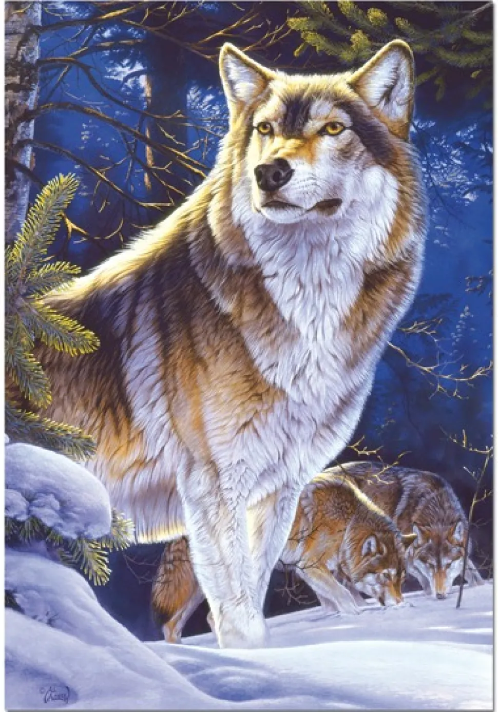 Educa - Legpuzzel - Wolf Op Wacht - 500 stukjes