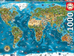 Educa - Legpuzzel - Wonderen van de Wereld - 1000 stukjes