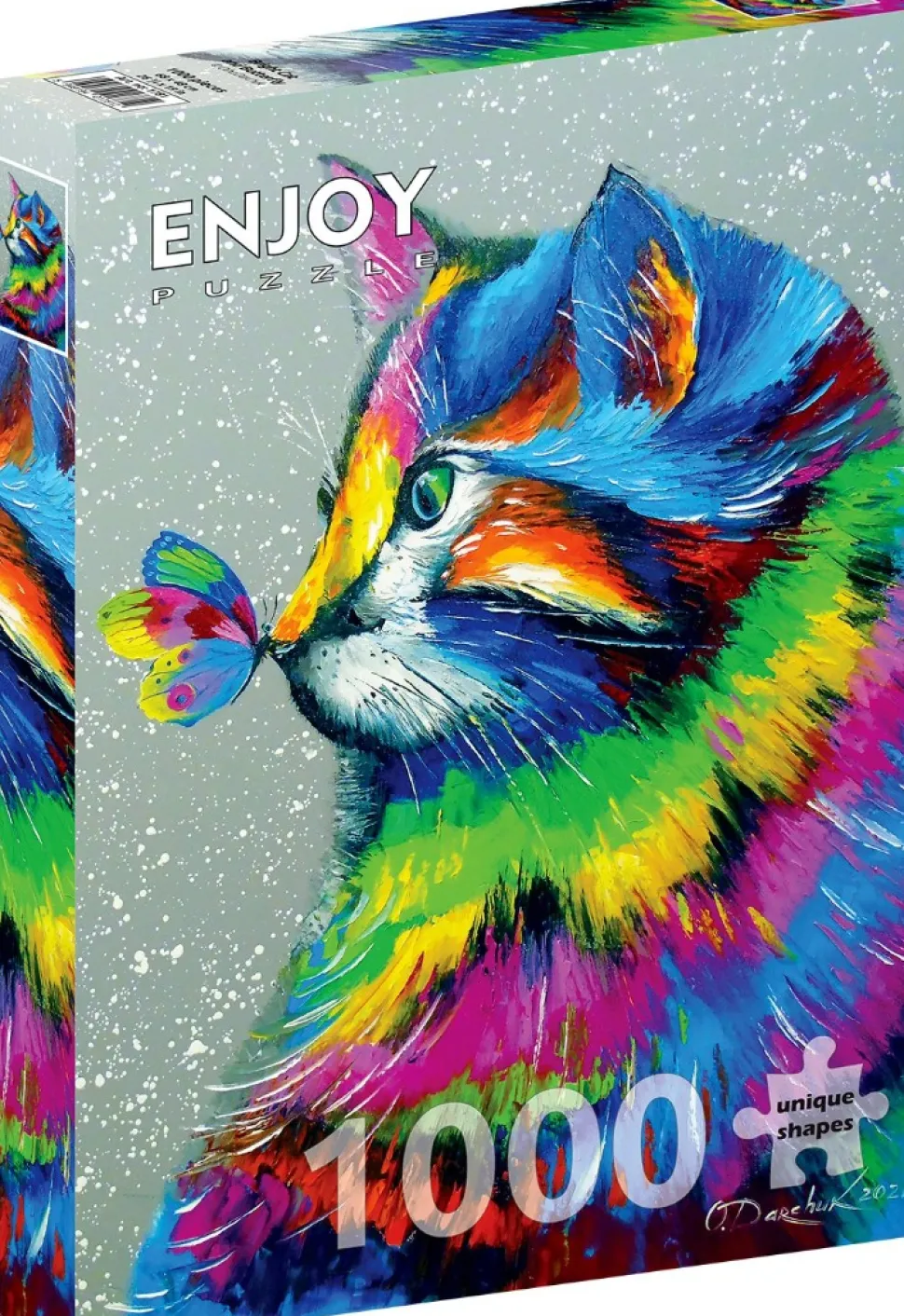 Enjoy - Legpuzzel - Kat en Vlinder - 1000 stukjes