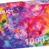 Enjoy - Legpuzzel - Kleurrijk Abstract Schilderij - 1000 stukjes