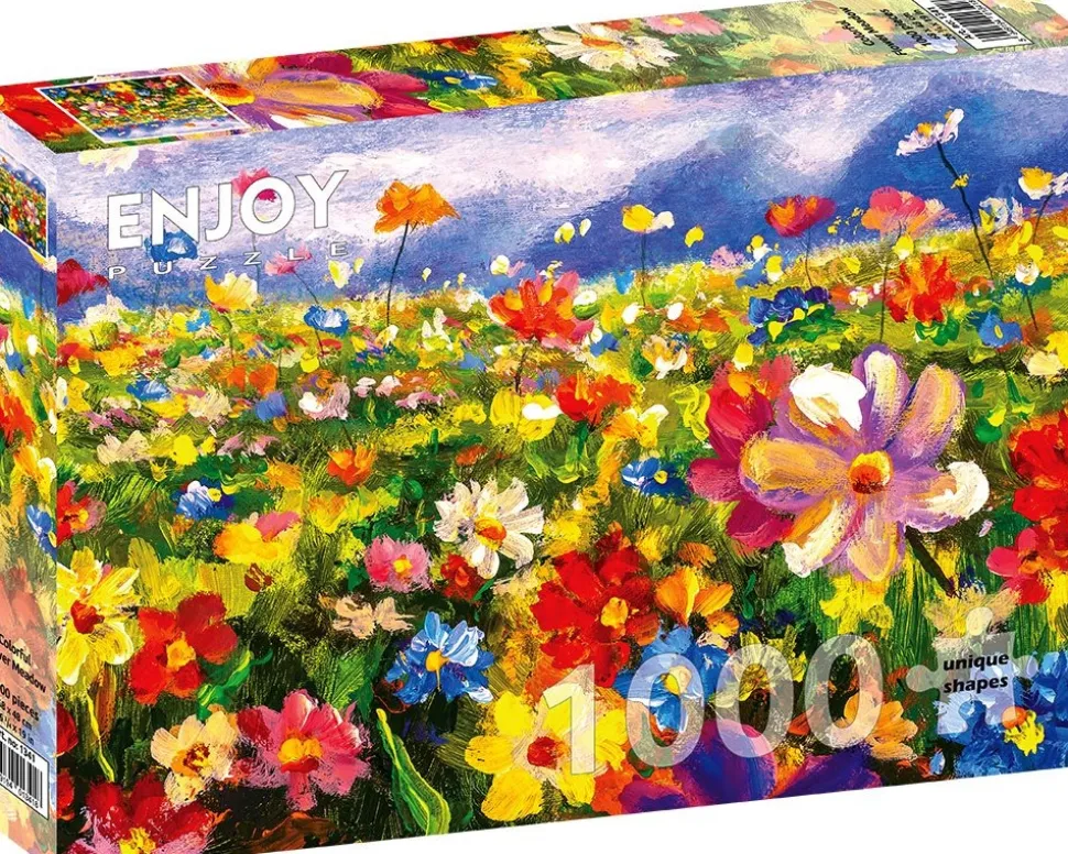 Enjoy - Legpuzzel - Kleurrijk Weiland - 1000 stukjes