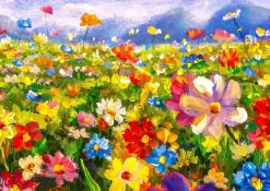 Enjoy - Legpuzzel - Kleurrijk Weiland - 1000 stukjes