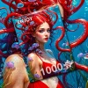 Enjoy - Legpuzzel - Roodharige Zeemeermin - 1000 stukjes