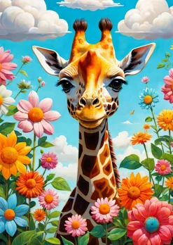 Enjoy - Legpuzzel - Schattige Giraffe - 1000 stukjes