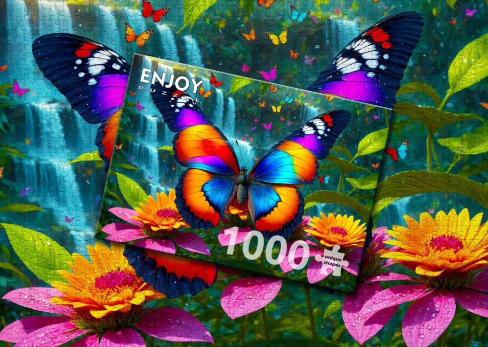 Enjoy - Legpuzzel - Vlinder in het Bos - 1000 stukjes