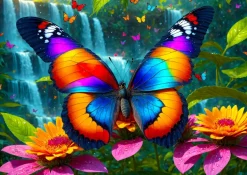 Enjoy - Legpuzzel - Vlinder in het Bos - 1000 stukjes