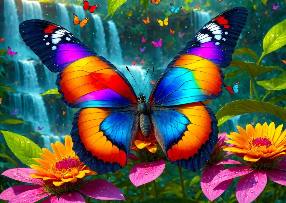 Enjoy - Legpuzzel - Vlinder in het Bos - 1000 stukjes