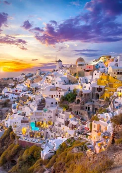 Enjoy - Legpuzzel - Zonsopgang over Santorini - 1000 stukjes