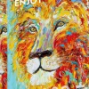 Enjoy - Legpuzzel -Kleurrijke Leeuw - 1000 stukjes