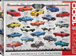 Eurographics - Legpuzzel - Amerikaanse Klassieke Auto's - 1000 stukjes