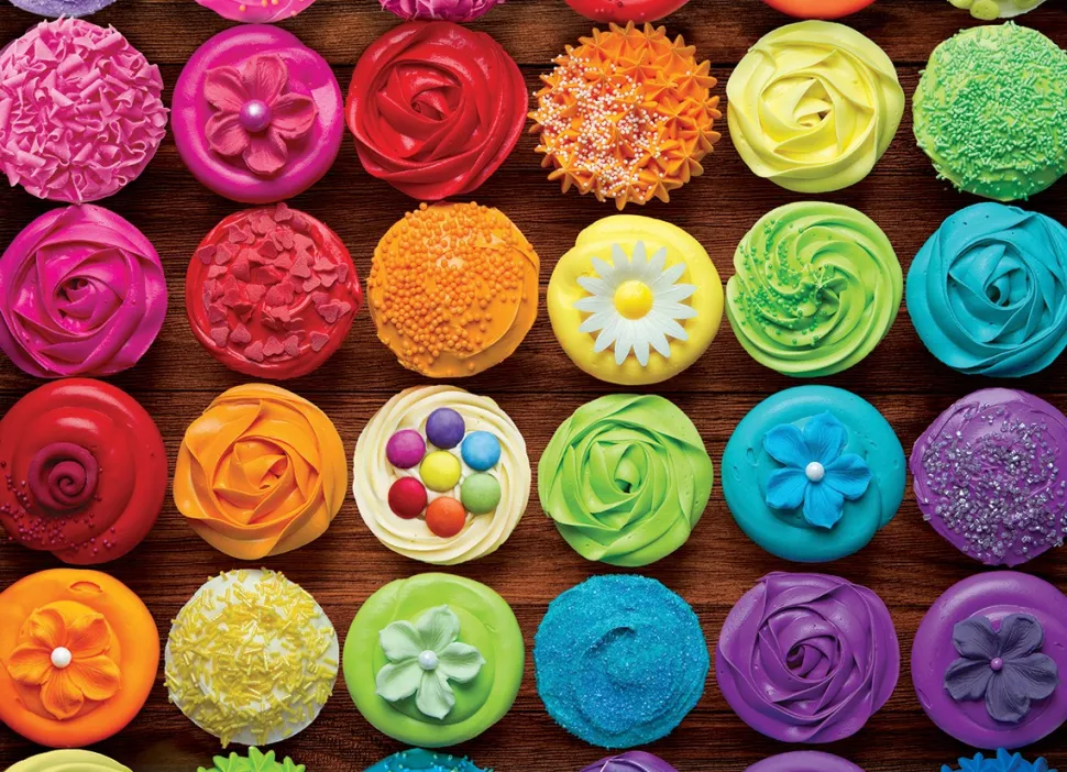 Eurographics - Legpuzzel - Cupcake Regenboog - 1000 stukjes