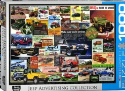 Eurographics - Legpuzzel - Jeep Vintage Posters - 1000 stukjes