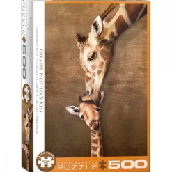 Eurographics - Legpuzzel - Moeder met Baby Giraffe - 500 XL stukjes