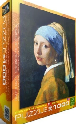 Eurographics - Legpuzzel - Het Meisje met de Parel - 1000 stukjes