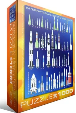Eurographics - Legpuzzel - Internationale Ruimteraketten - 1000 stukjes