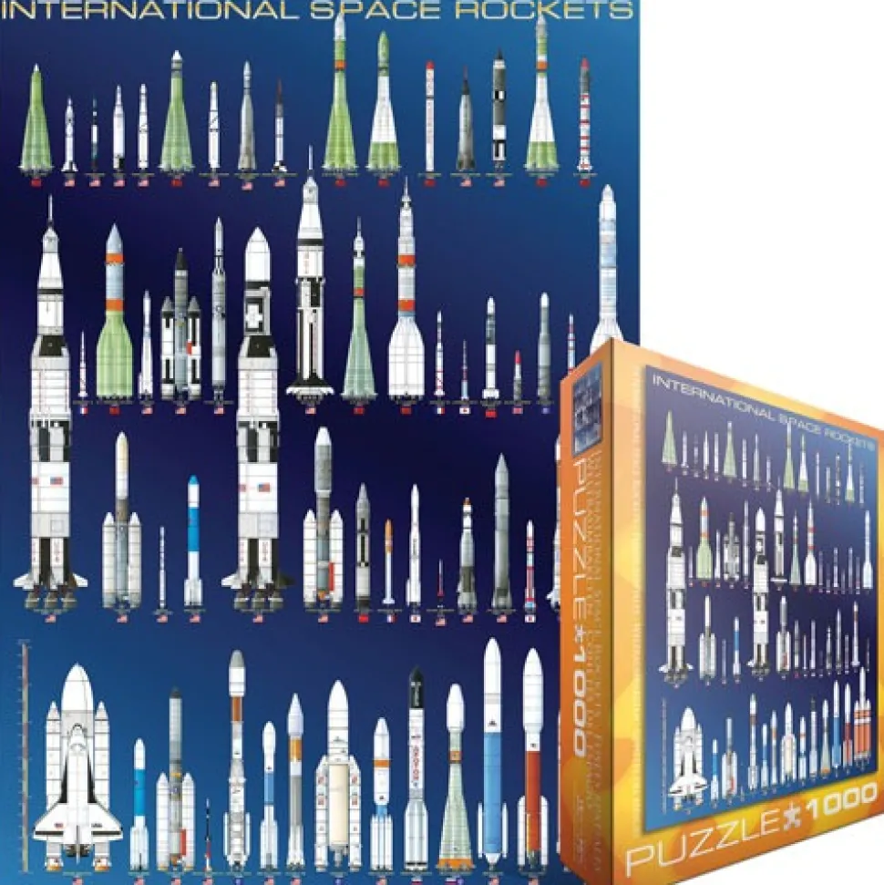 Eurographics - Legpuzzel - Internationale Ruimteraketten - 1000 stukjes