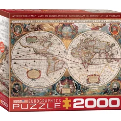 Eurographics - Legpuzzel - Antique World Map - 2000