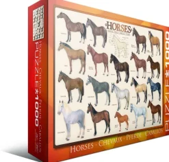 Eurographics - Legpuzzel - Collage Paarden - 1000 stukjes