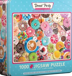 Eurographics - Legpuzzel in Bewaarblik - Donut Feestje - 1000 stukjes