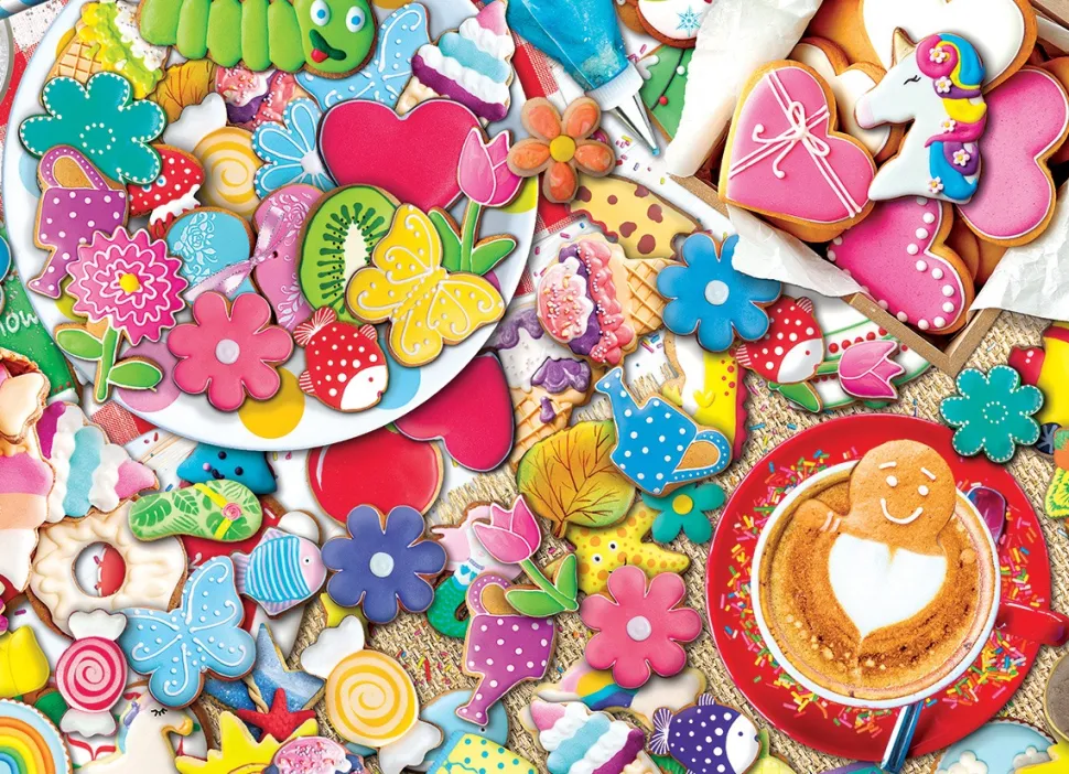 Eurographics - Legpuzzel in Bewaarblik - Koekjes Feest - 1000 stukjes