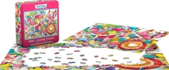 Eurographics - Legpuzzel in Bewaarblik - Koekjes Feest - 1000 stukjes