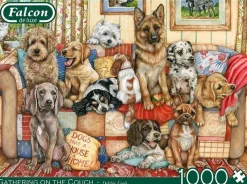 Falcon de Luxe - Legpuzzel - Gathering on the Couch - 1000 stukjes