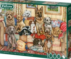 Falcon de Luxe - Legpuzzel - Gathering on the Couch - 1000 stukjes