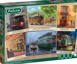 Falcon de Luxe - Legpuzzel - Vintage Trams - 1000 stukjes