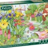 Falcon de Luxe - Legpuzzel - Flower Show: The Water Garden - 1000 stukjes
