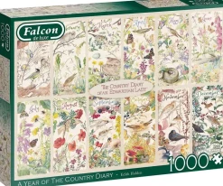 Falcon de Luxe - Legpuzzel - A Year of the Country Diary - 1000 stukjes