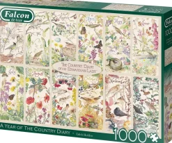 Falcon de Luxe - Legpuzzel - A Year of the Country Diary - 1000 stukjes