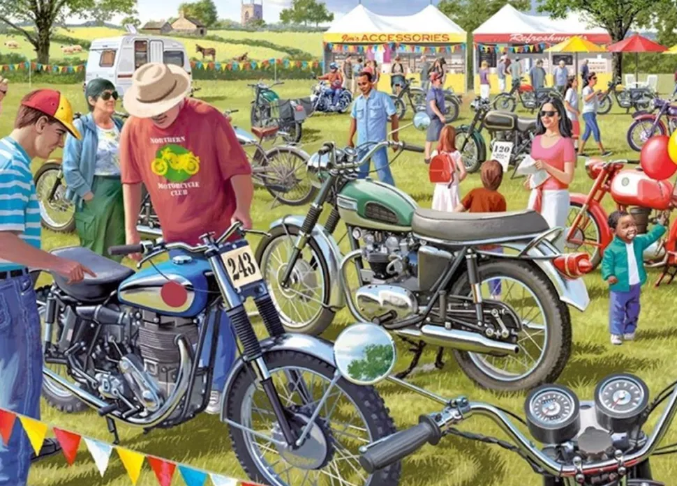 Falcon de Luxe - Legpuzzel - The Motorcycle Show - 2 x 500 stukjes