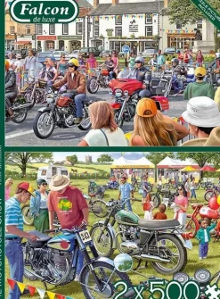 Falcon de Luxe - Legpuzzel - The Motorcycle Show - 2 x 500 stukjes