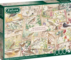 Falcon de Luxe - Legpuzzel - The Country Diary Postcards - 1000 stukjes
