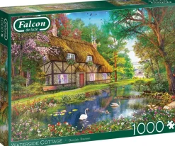 Falcon de Luxe - Legpuzzel - Waterside Cottage - 1000 stukjes