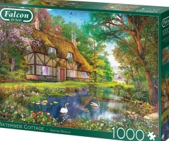 Falcon de Luxe - Legpuzzel - Waterside Cottage - 1000 stukjes